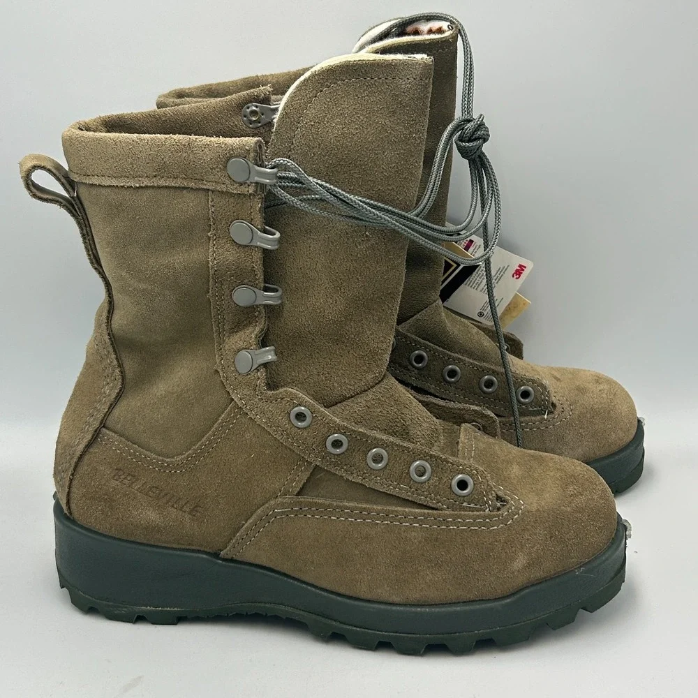 Belleville 675ST Men's 4R Combat Boots Gore-Tex 600g Insulated Steel Toe Vibram